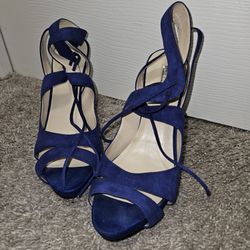 Guess Royal Blue Heels