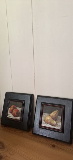 Vintage fruit still-life canvas art