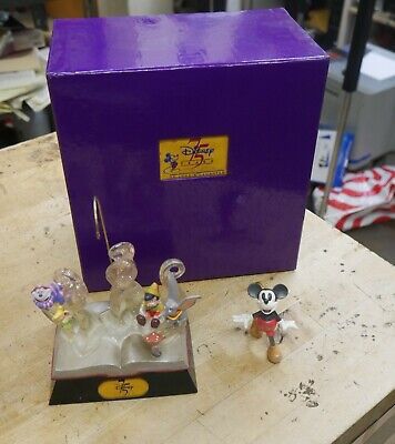 75 Years One Collectible Ornament "Figurine" Walt Disney 1998 90's Vintage mint