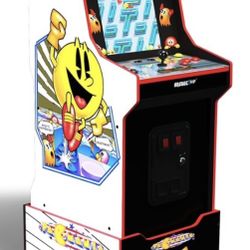 Arcade1up PAC Man Legacy Arcade Machine W/ Riser& Stool