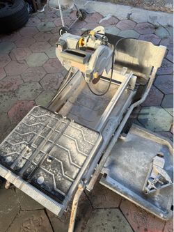 8 inch rigid wet tile saw / extended rip