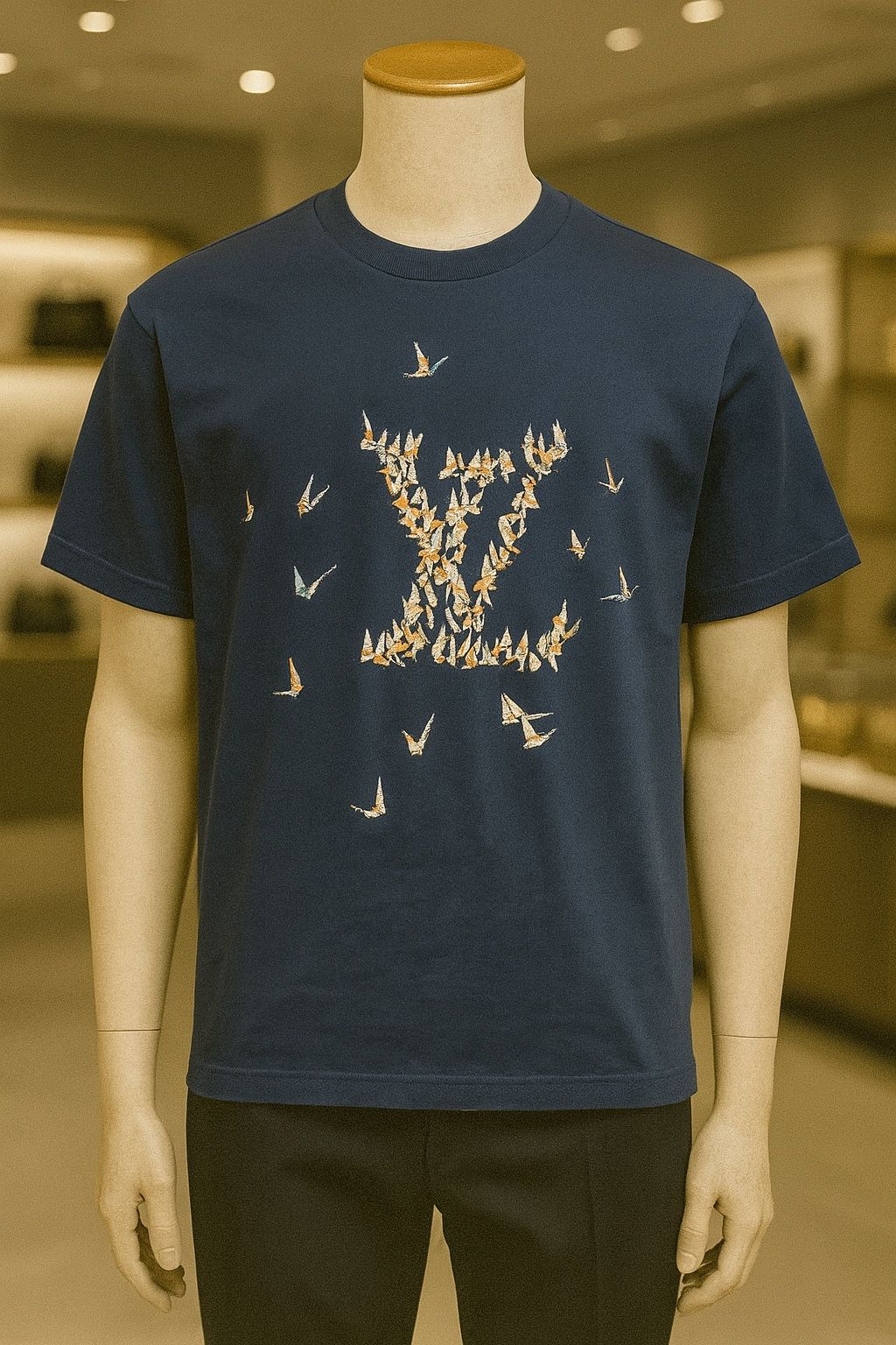 Louis Vuitton Blue T-shirt Size Large