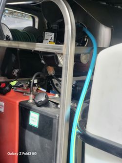 Presser washer skid mounted