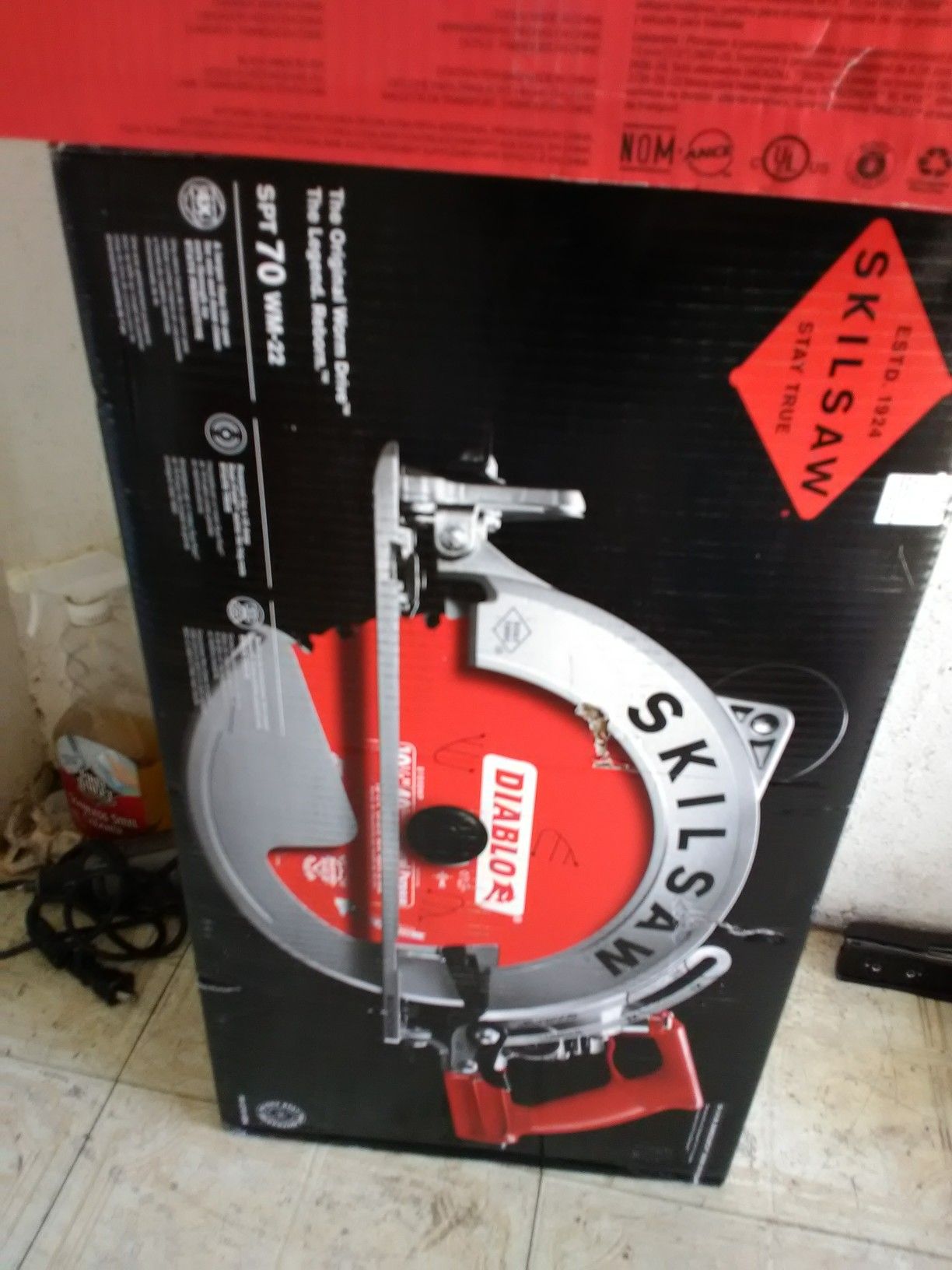 SKILSAW BIGFOOT 10 1/4"MAGNESIUM WORMDRIVE NEW NUEVO EN CAJA WITH ACCESSORIES🚦🚨🚦🚦…