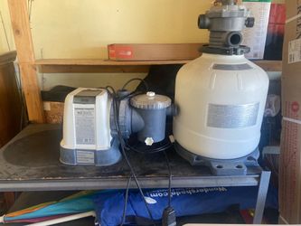 Intex pump n sand filter  Sx 3000 pump 3000 GPH with timer