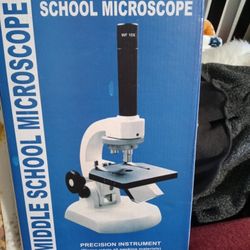 School Microscope Never Usee In Box Still
