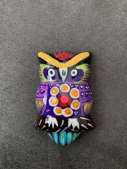 Wise owl Talavera decoration magnets