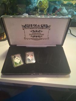 Four Aces .999 Fine Silver Bar Coin Set