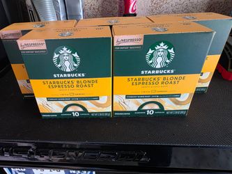 Starbucks Blonde Espresso for Vertuo Nespresso machine