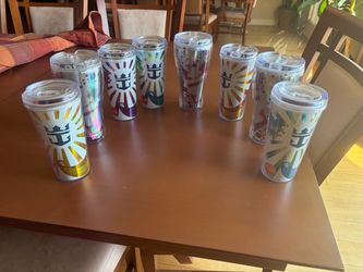 ROYAL CARIBBEAN SOUVENIR COLLECTOR CUPS. $5 EACH OR TAKE ALL 8 FOR $30