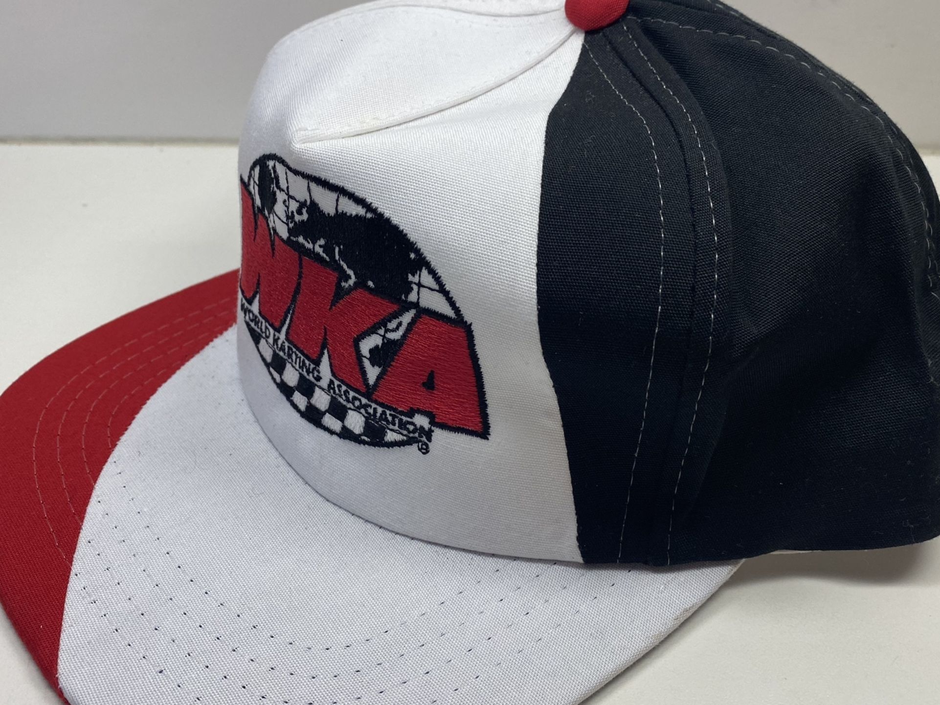 Vintage World Karting Association WKA Trucker Snapback Hat 90s