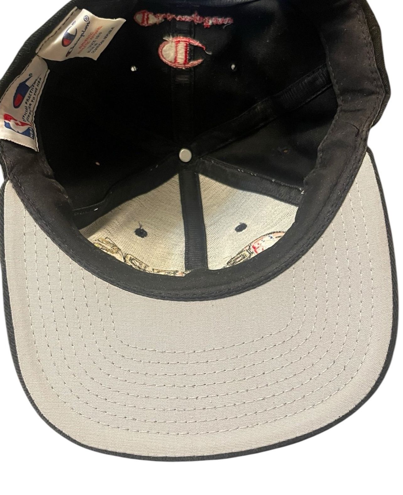 Philadelphia 76ers Champion Snapback Hat Y2K Vintage Sixers