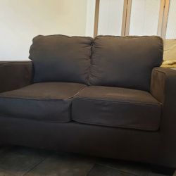 Dark Brown Couch With Pull Out Bed, Located In Sylmar, Ca 