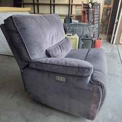 Power Recliner Sectional 1 Piece Only - Gray Fabric - Super Comfy!