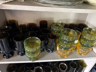 Vintage 1970s Glassware Lot - Tiffin Madeira & Fostoria Sorrento