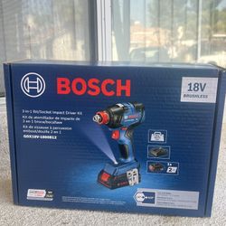 Bosch Brushless Combo Kit 1/2 Impact Wrench 🔧 And 1/4” Impact Driver Combo Kit 2 In 1
