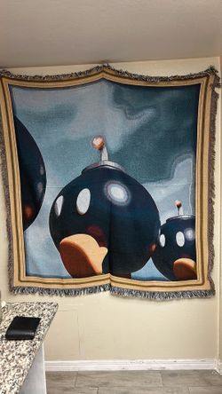 Mario 64 Tapestry Blanket