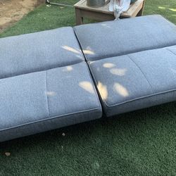 Nice Couch Or Kid Bed. Ottoman Is Good For Any Space 