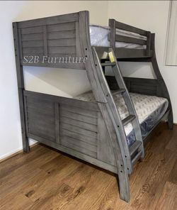 Twinfull Grey antique bunkb3d  with Orthopedic Matres!!!