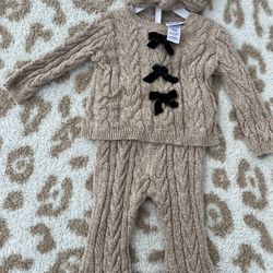 Baby Girl Outfit 3 Piece Set 3-6 Months 