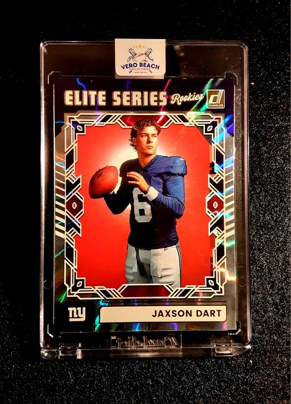 Jaxson Dart 2025 Donruss Elire Rookie NY GIANTS NFL