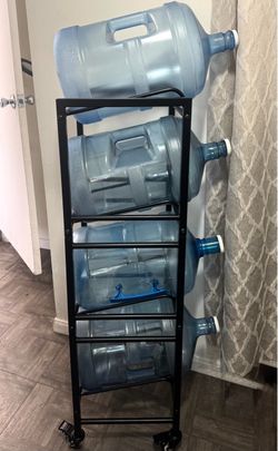 4 Tier  Gallon Jug Holder/ 3 FREE GALLON