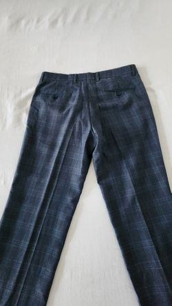 Mens paisley and gray slim fit dress pants 30w 30L