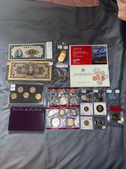 Mixed Coin & Currency Collection Lot