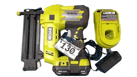 Ryobi P320vn Green Cordless Brad Nailer