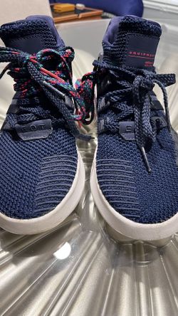 Adidas AQT ADV Equipment/91-18 Navy Blue Lace Up Trainer Sneakers 
