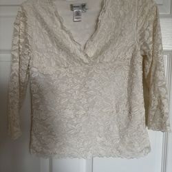 Lace Top/ Blouse, Size XS