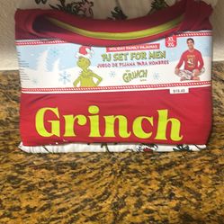 Pajama Set For MEN Grinch Juego D Pajama X Hombres