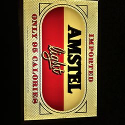 Amstel Light Beer Bar Sign