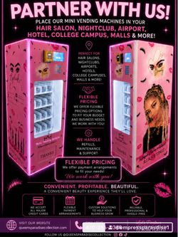 Vending machine partnership.