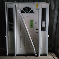 Entrance Door 36x80 With 12" Side Lights 
