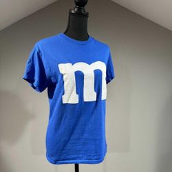 Small Blue m&m T Shirt