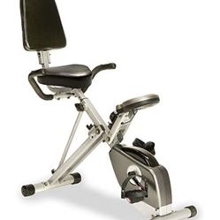 New, Exerpeutic 400XL Folding Recumbent Bike with Performance Monitor