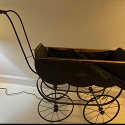 Antique Victorian Doll Buggy – Rare & Full of Character