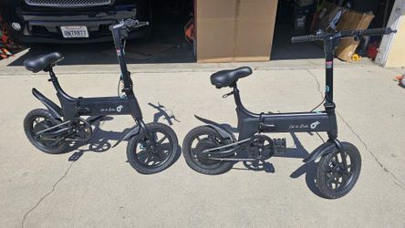 2 Electric Bikes.