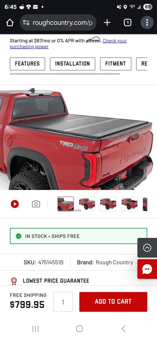 Toyota Tundra Bed Cover