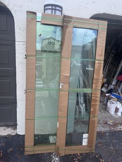 2- 48x80 CGI Impact Sliding Glass Doors