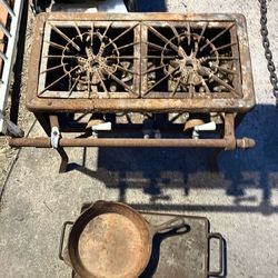 Old gas stove