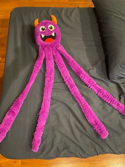 Large Purple Monster Plush Stuffed Toy