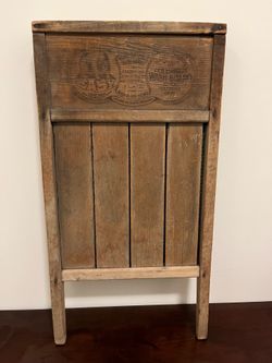 Apex vintage Antique Bear On Easy Martin Rubbing Plate 1907 Columbus Washboard Co Ohio country decor