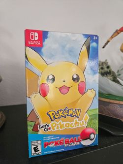 Lets go Pikachu pokeball plus