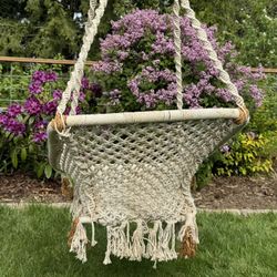 Hanging Macrame Chair