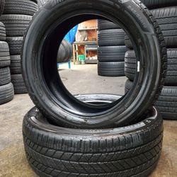 🔥 (2) 245 55 19 Bridgestone Alenza All Season Tires 