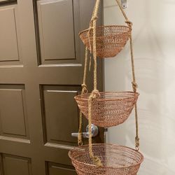 Copper 3 Tier Basket