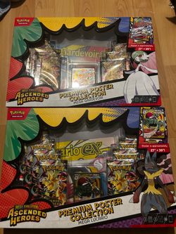Pokemon - Ascended Heroes Lucario / Gardevoir Poster collection