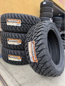 35x12.50r22 ARROYO MT 4 NEW TIRES INSTALLED ✅ INSTALADAS ✅